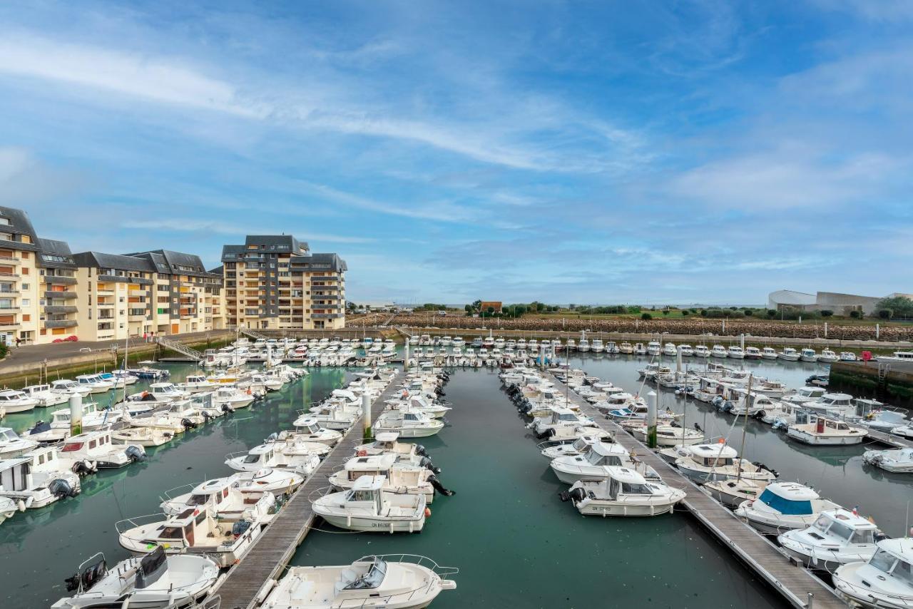 Appartement Vue Mer Et Marina, Loggia - Parking Courseulles-sur-Mer Kültér fotó